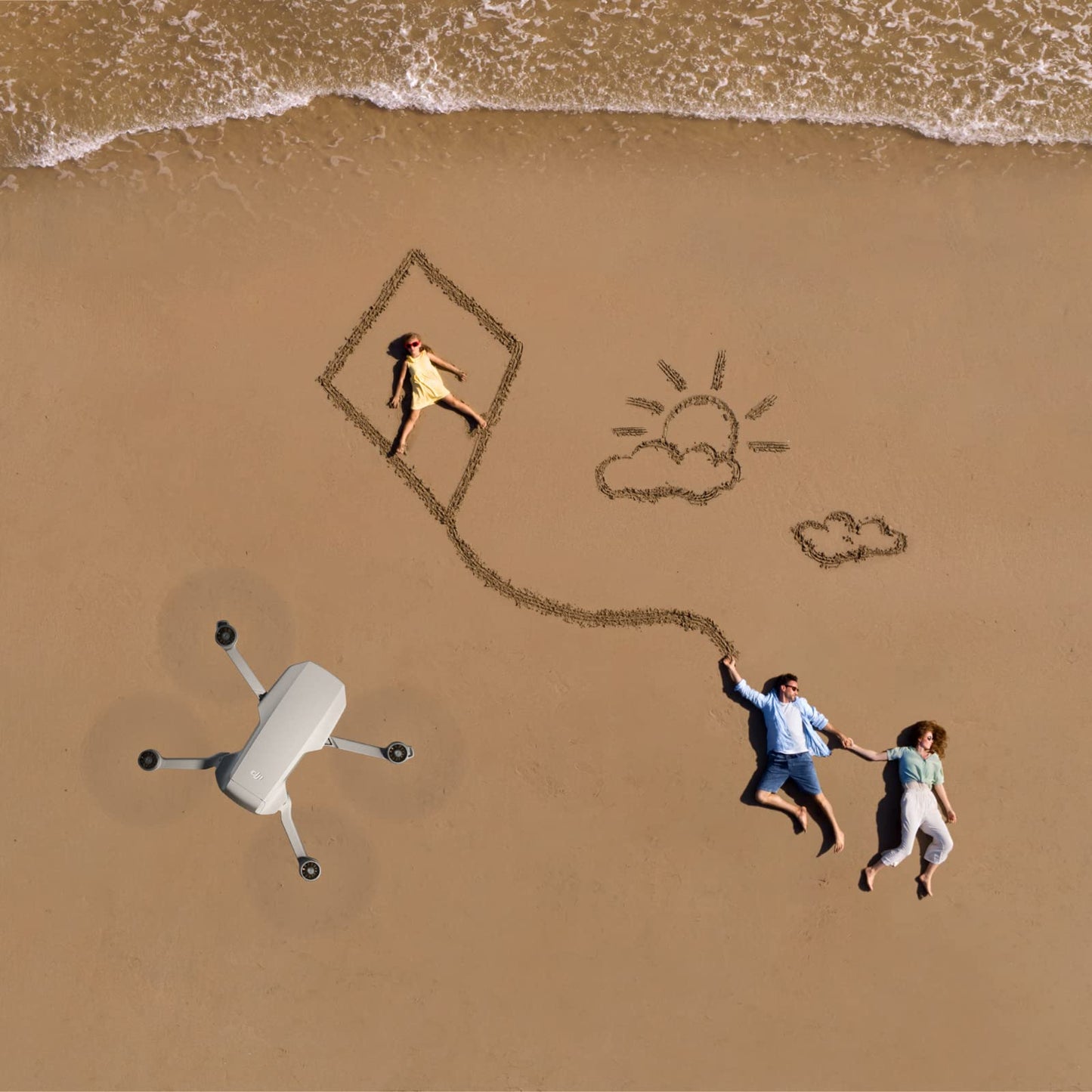 DJI Mini 4K, Drone with 4K UHD Camera for Adults, Under 249 g, 3-Axis Gimbal Stabilization, 10km Video Transmission, Auto Return, Wind Resistance, 1 Battery for 31-Min Max Flight Time, Intelligent Flight